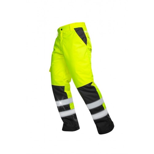Pantaloni de iarnă reflectorizați HOWARD ® galben H8940 